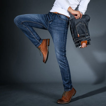 Hayes & Hollow Stretch-Denim Jeans