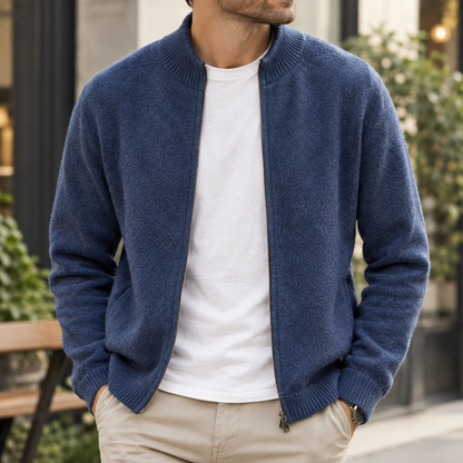 Merino Crest Cardigan