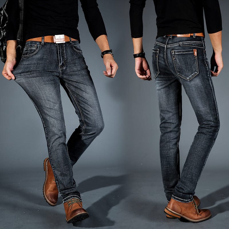 Hayes & Hollow Stretch-Denim Jeans