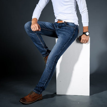 Hayes & Hollow Stretch-Denim Jeans