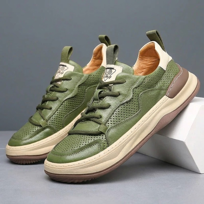 Lusso Italiana Genuine Leather Sneakers