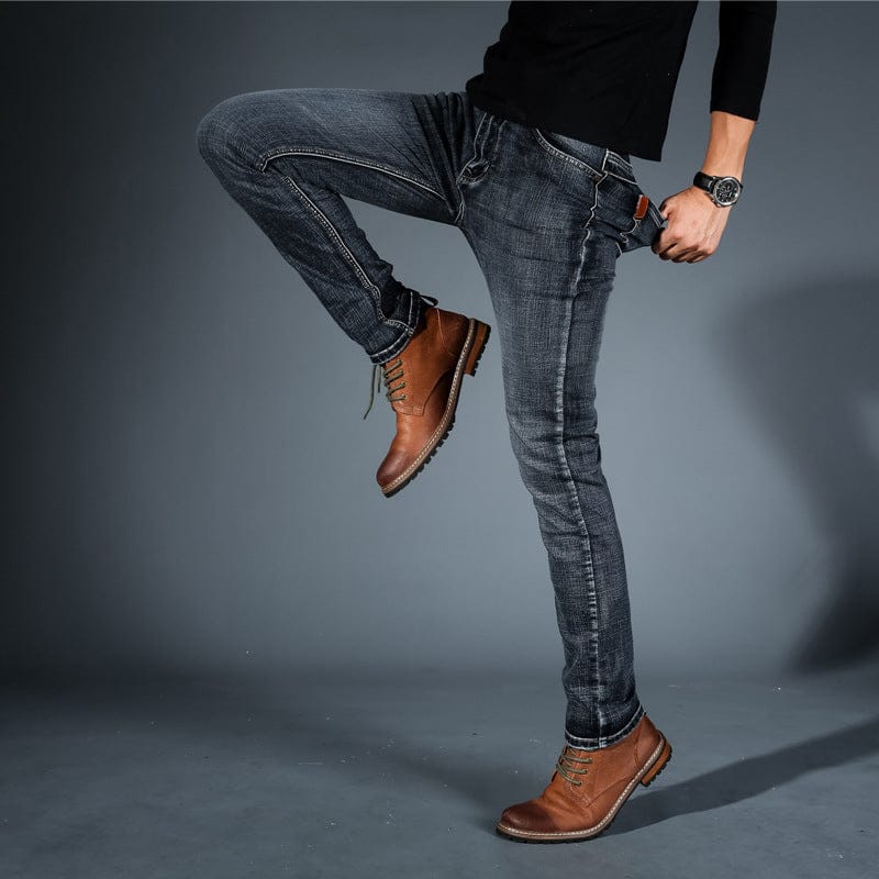 Hayes & Hollow Stretch-Denim Jeans