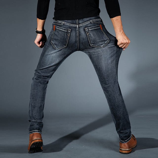 Hayes & Hollow Stretch-Denim Jeans