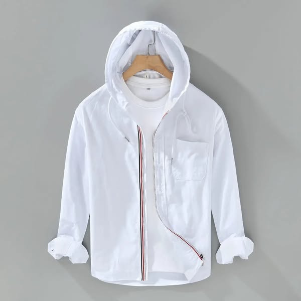 Chelsea Linen Hoodie Shirt