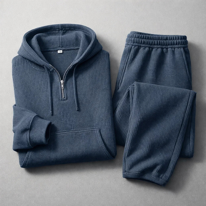 Hudson Waffle-Knit Set