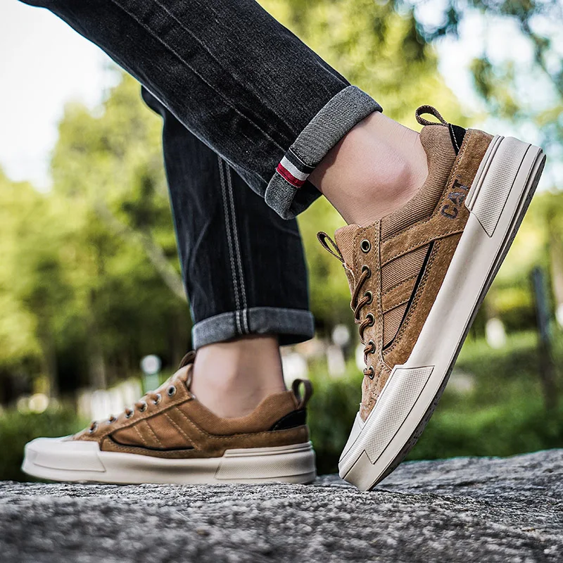 CAT® UrbanDrift Leather Sneakers