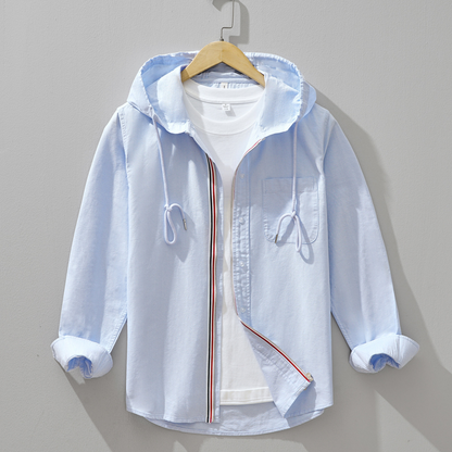 Chelsea Linen Hoodie Shirt
