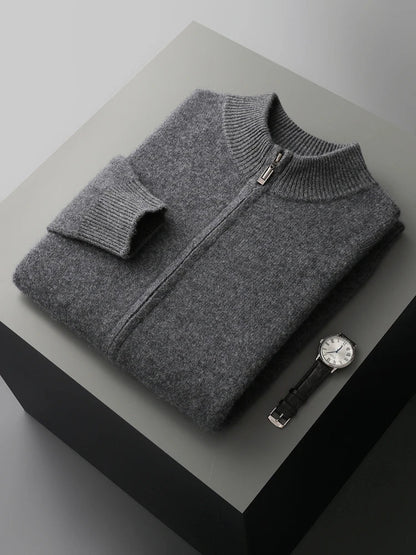 Merino Crest Cardigan