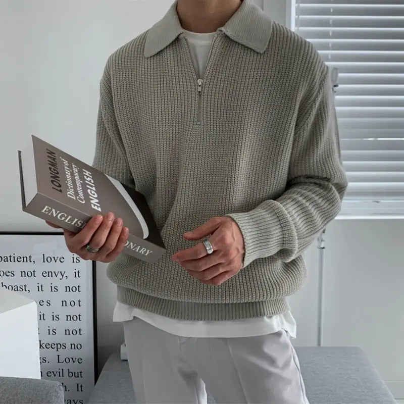 Briar Quarter Zip Sweater