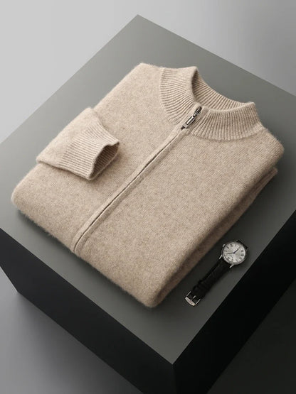 Merino Crest Cardigan
