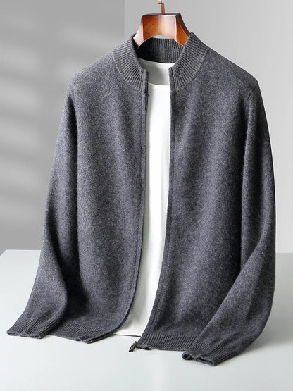 Merino Crest Cardigan