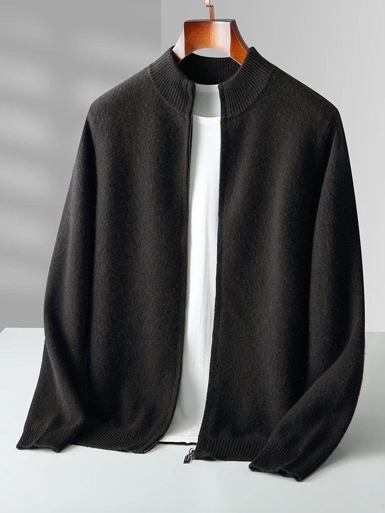 Merino Crest Cardigan