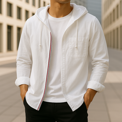 Chelsea Linen Hoodie Shirt
