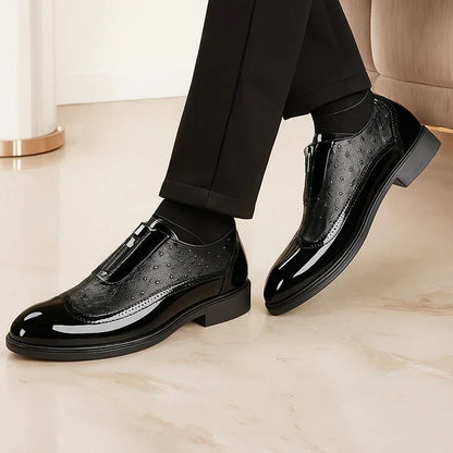 Oxford Ostrich Leather Shoes