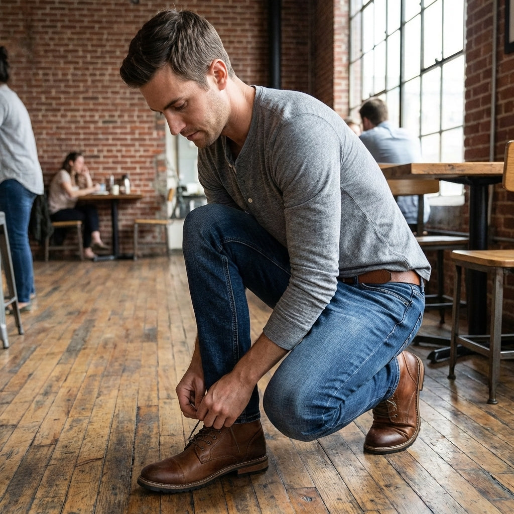 Hayes & Hollow Stretch-Denim Jeans