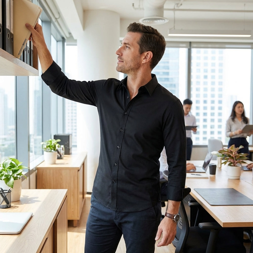 Hayes & Hollow Non-Iron Stretch Shirt