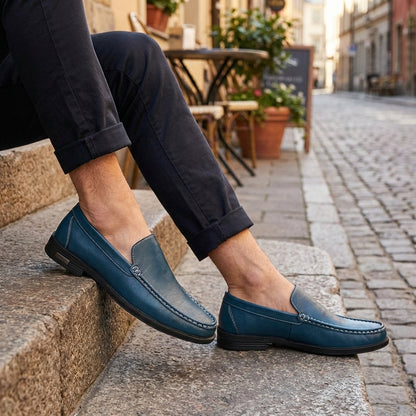 Pelle Italiana Genuine Leather Loafers